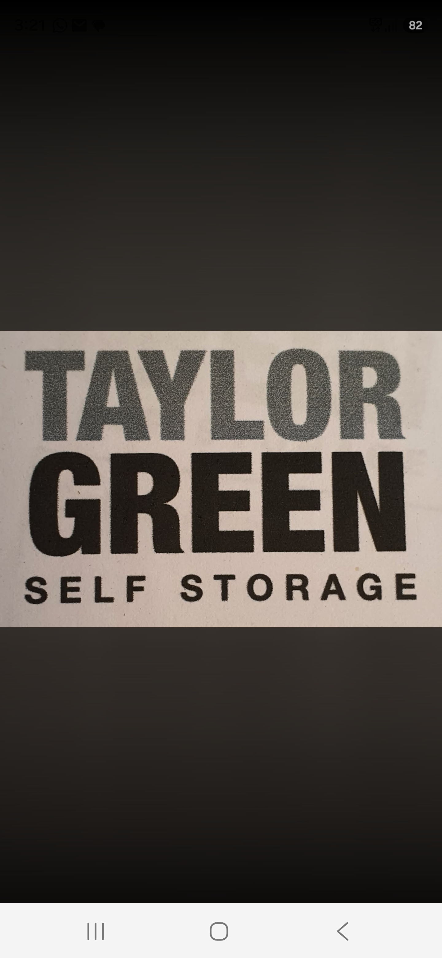 1389 - Taylor Green Self Storage Taylor Green Self Storage